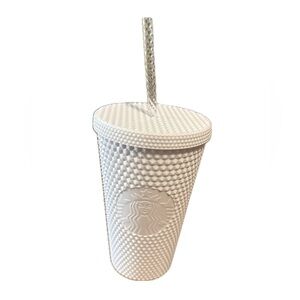 Starbucks white/Lavender Studded Tumbler - Size Grande
